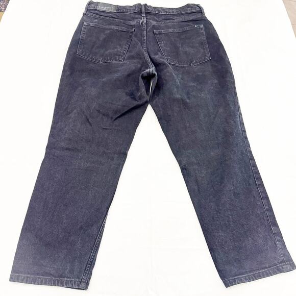 Everlane The Original Cheeky Jean Organic Cotton Black Denim Size 31 Crop - Picture 3 of 9